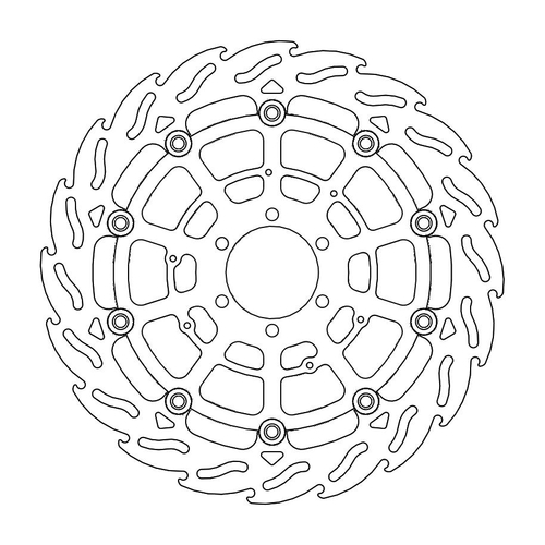 Front left floating Flame series