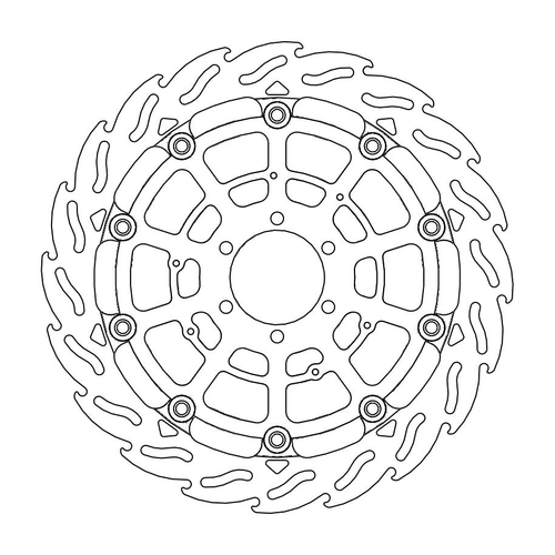 Front left Flame Racing series