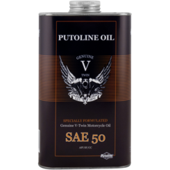 74112 GENUINE V-TWIN 4T MINERALE SAE50-1LT - 