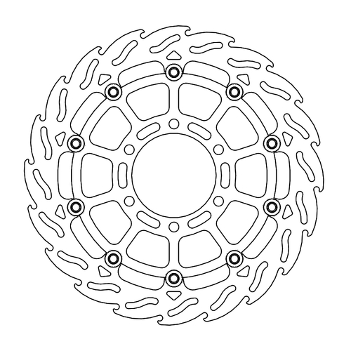 Front left floating Flame series