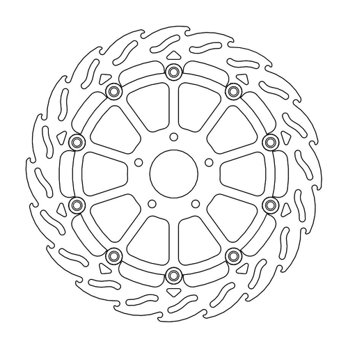 Front left floating Flame series