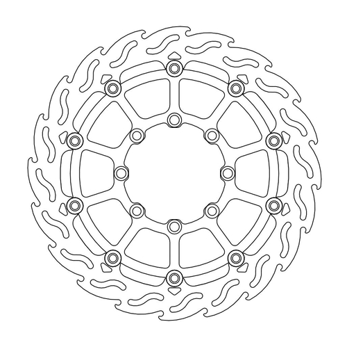 112234 DISCO FR.FIAM.FLOT.320 ANT. KAW.KX