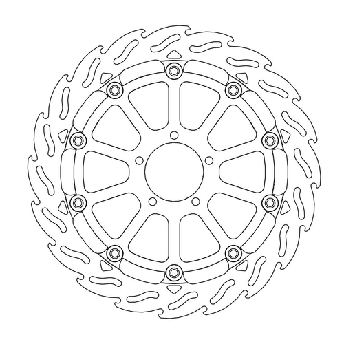Front left Flame Racing series