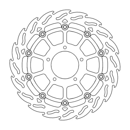 Front left floating Flame series