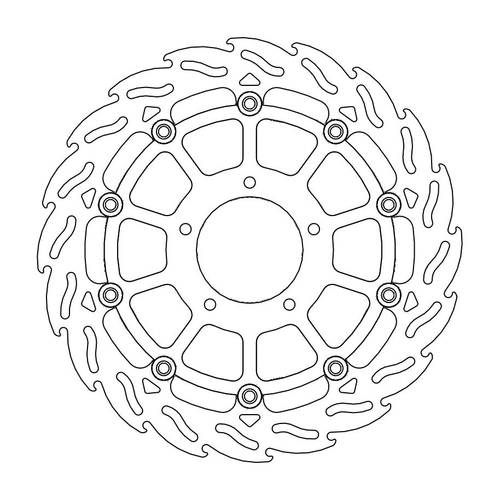 Front right floating Flame series