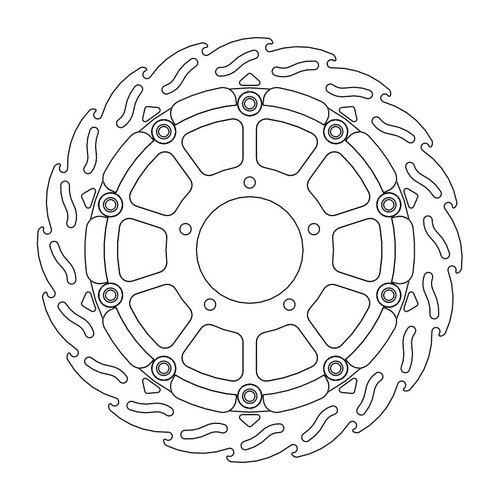 Front left Flame Racing series