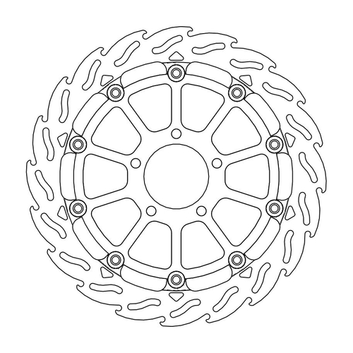Front left Flame Racing series
