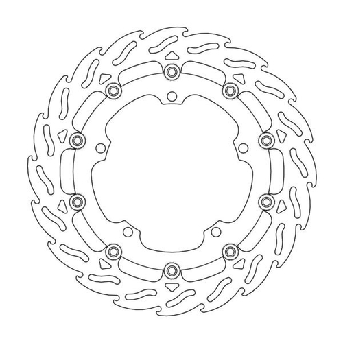 Front left floating Flame series