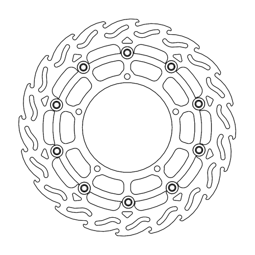 Front left floating Flame series