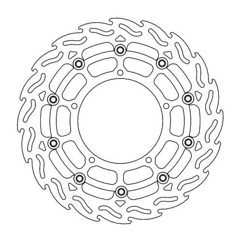 Front right floating Flame series