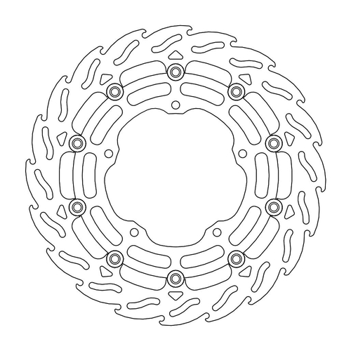Front left floating Flame series
