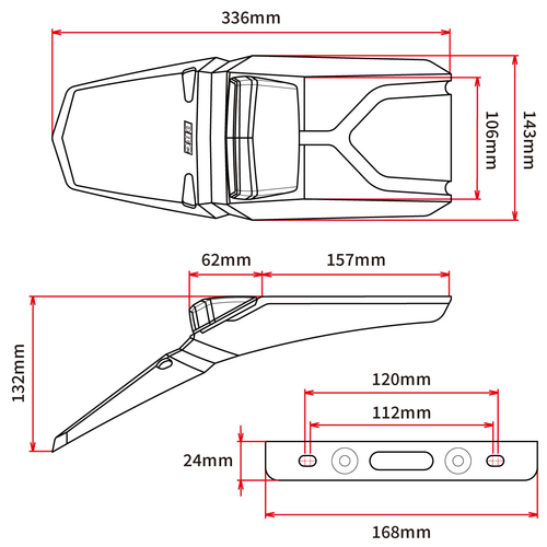 D45-40-101 MOTOLED ANATO CROSS/ENDURO