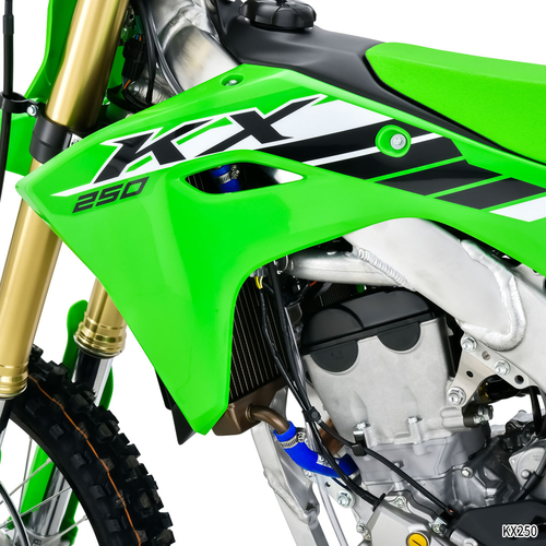 DRC Radiator Hose Kit KX250/X '25- Blue