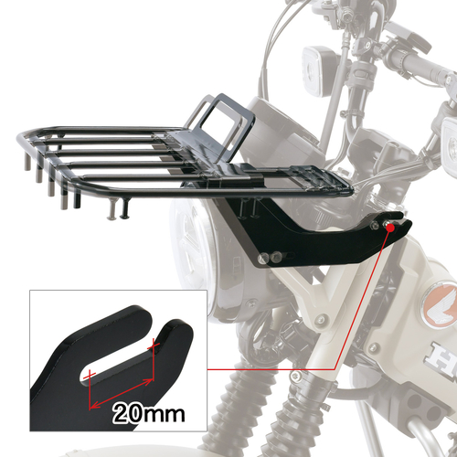 DRC FRONT CARRIER CT125 '20-, TRAIL125 '21-