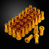 Z-Wheel Aluminum Nipple Q4 36pcs Yellow