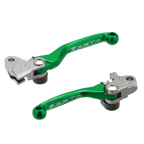 ZETA Pivot Lever Set FP KX250F'13-,450F'13-18 Green