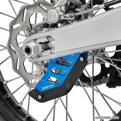 ZETA Rear Brake Disc Guard EXC/XC-W/SX/XC'07-,FE/TE'22-,EC'21- H Blue