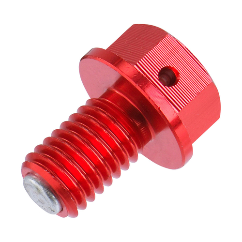 ZE58-1323 BULLONE MAGN. DREN. OLIO RED M10x15