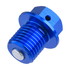 ZETA Magnetic Drain Bolt M14x14-P1.5 Blue