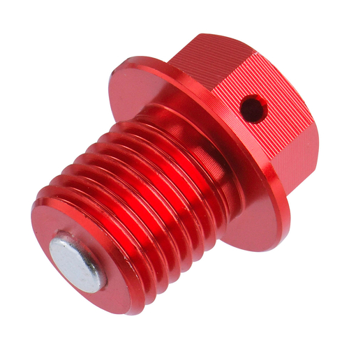 ZETA Magnetic Drain Bolt M14x14-P1.5 Red