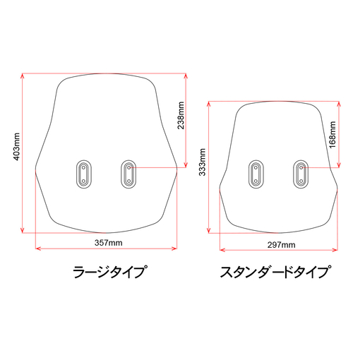 ZETA Adv.WindShield Large Type CC110 '22- (JA60)