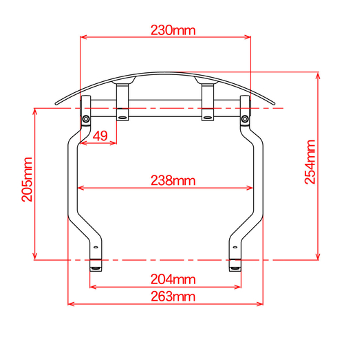 ZETA Explorer WindShield GB350/S Short Type