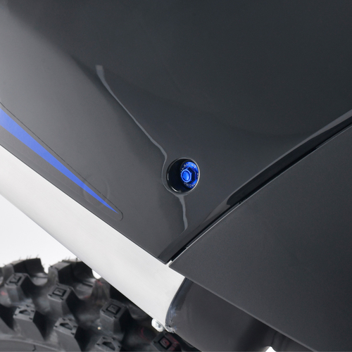 ZETA Aluminum Bolt Set for Plastics KLX250,D-Tracker 18pcs Red