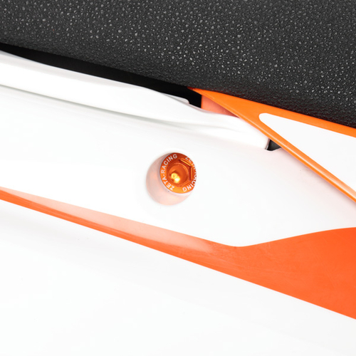 ZETA Aluminum Bolt Set for Plastics KLX250,D-Tracker 18pcs Red