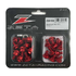 ZETA Aluminum Bolt Set for Plastics CRF250R'18-, CRF450R'17-20, CRF450L/RL'19- Red