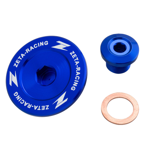 ZE89-1352 TAPPI MOTORE (2pz) BLU DRZ400S/SM