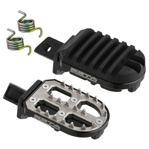 ZETA Adventure FootPegs CC110'13- BLACK