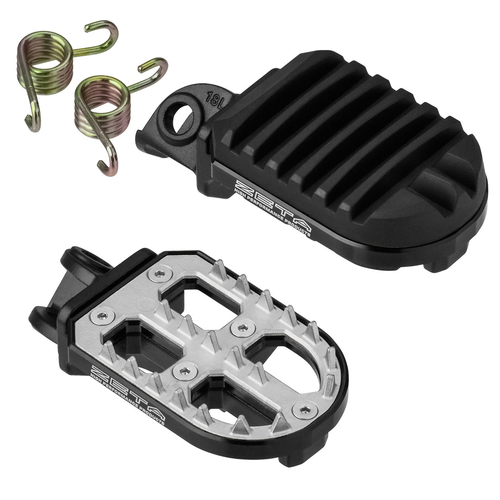 ZETA Adventure Foot Pegs KTM BLACK