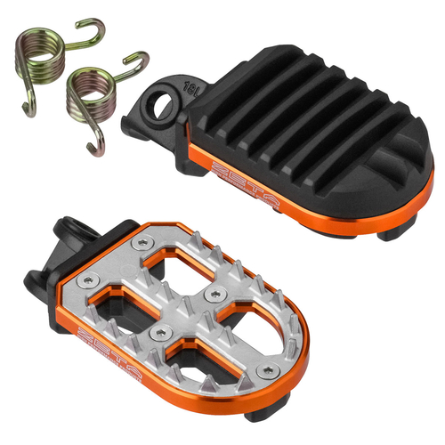 ZETA Adventure Foot Pegs KTM ORANGE