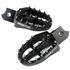 ZETA Aluminum FootPegs YZF250/450,YZ125/250 Black