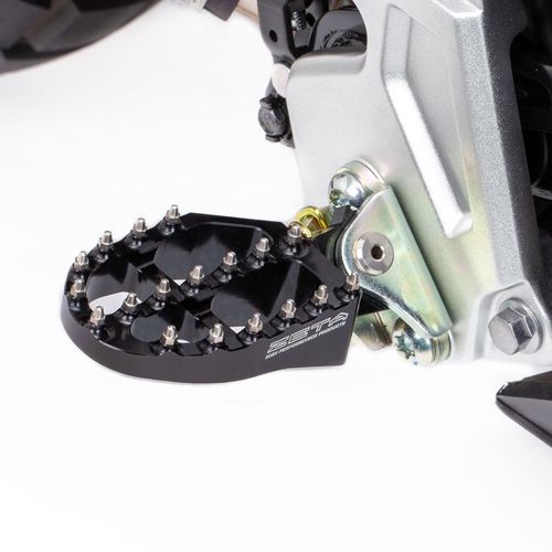 ZETA Aluminum FootPegs YZF250/450,YZ125/250 Black