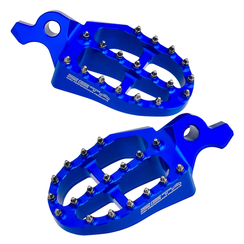 ZETA Aluminum FootPegs YZ' 23- BLUE
