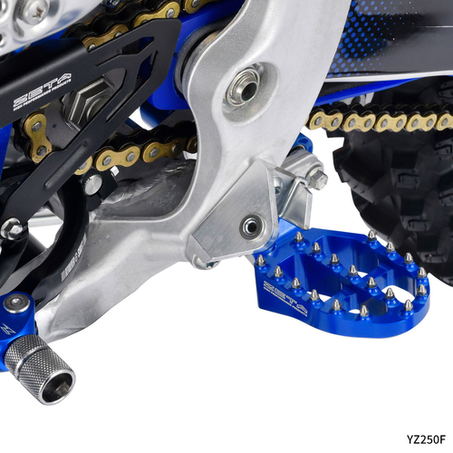ZETA Aluminum FootPegs YZ' 23- BLUE