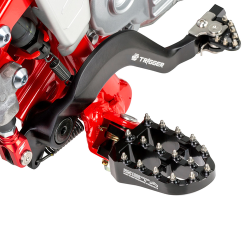 ZETA Aluminum FootPegs Serow250/Tricker Black