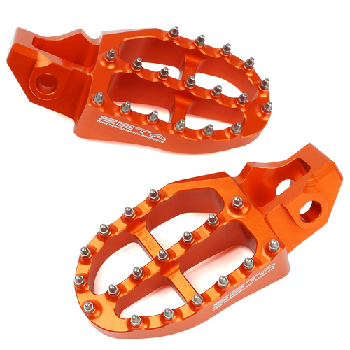 ZE93-1827 PEDANE ALL. EVO 57mm ORANGE KTM 16>
