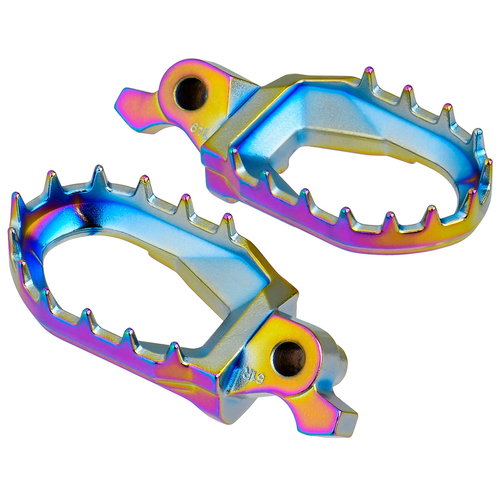 ZETA MAX Foot Pegs YZ OILSLICK