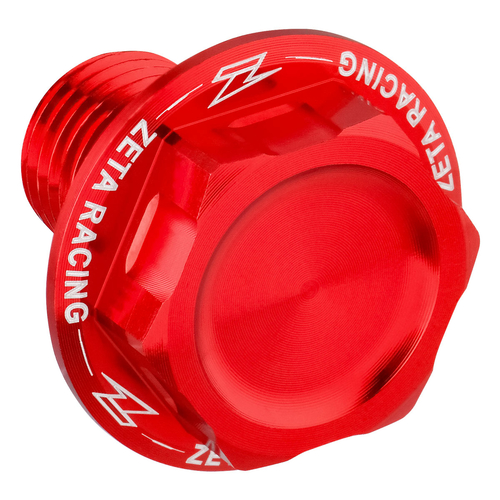 ZETA Axle Stop Bolt M14x22-P1.5 H28.5 RED