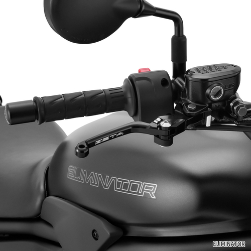 ZETA Pivot Street Lever Set NINJA250/R/SL '08- Black