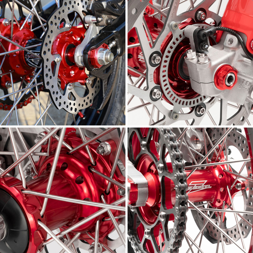 Gr5-Ti B-Disk S-FlangeBolt Set 8-M8 20mm 6pcs