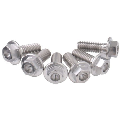Gr5-Ti B-Disk FlangeBolt Set 6-M6 17mm 6pcs