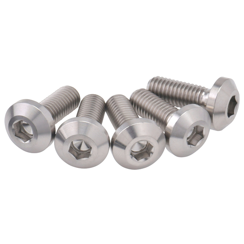 Gr5-Ti B-Disk PanHeadBolt Set 8-M8 22mm 5pcs