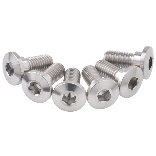 Gr5-Ti B-Disk ThinHeadBolt Set 10-M8 20mm 6pcs