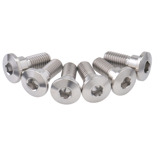 Gr5-Ti B-Disk ThinHeadBolt Set 10-M8 22mm 6pcs