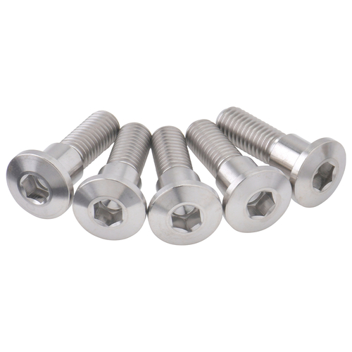Gr5-Ti B-Disk ThinHeadBolt Set 10-M8 28mm 5pcs