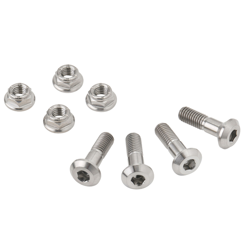Gr5-Ti Sprocket Taper Bolt/Nut Set M8 25mm 4pcs
