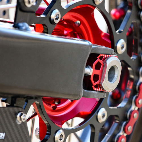 Gr5-Ti Sprocket Taper Bolt/Nut Set M8 25mm 6pcs